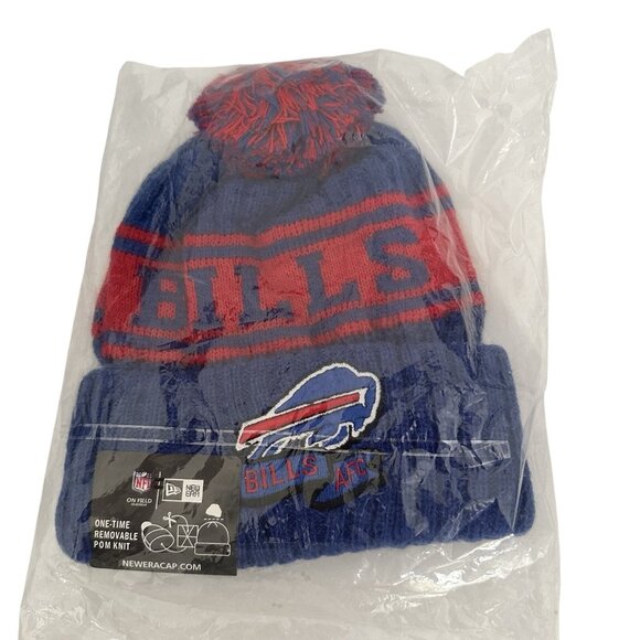 New Era Buffalo Bills Winter Knit Fully Lined Beanie NFL Football Athleisure - Picture 7 of 7